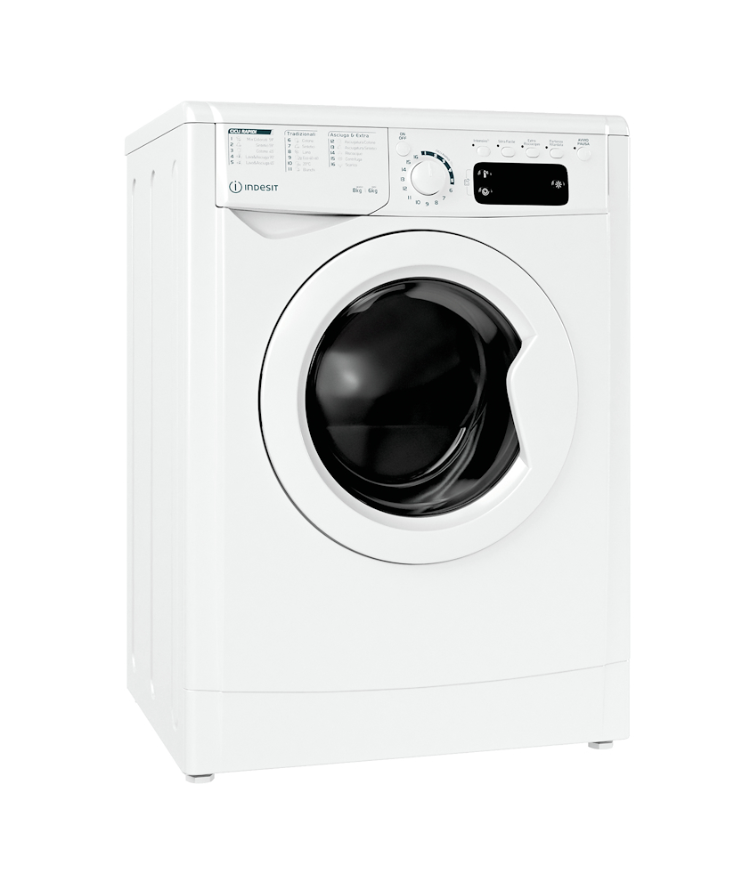 INDESIT EWDE861483WITN - Indesit Wasch-Trockner Frontlader 8 kg