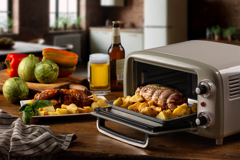 ARIETE 3919BEIGE - Vintage Elektroofen 800W Beige