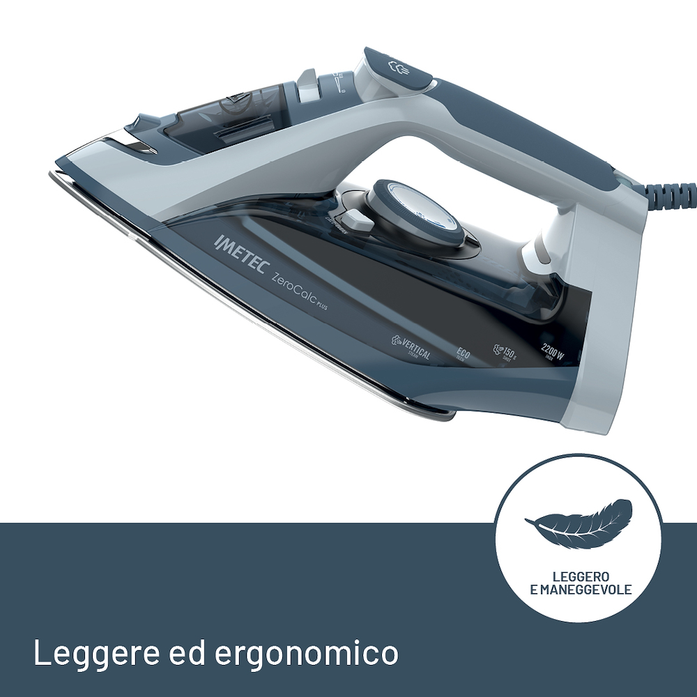 IMETEC 9052 - Dampfbügeleisen Zerocalc 2200W