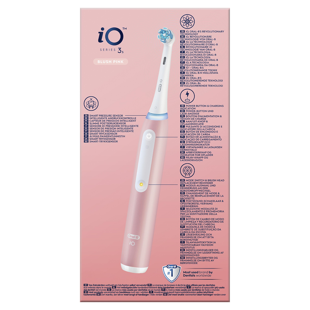 ORAL-B IO3SPINK - Oral-B iO Series 3 Elektrische Zahnbürste Rosa