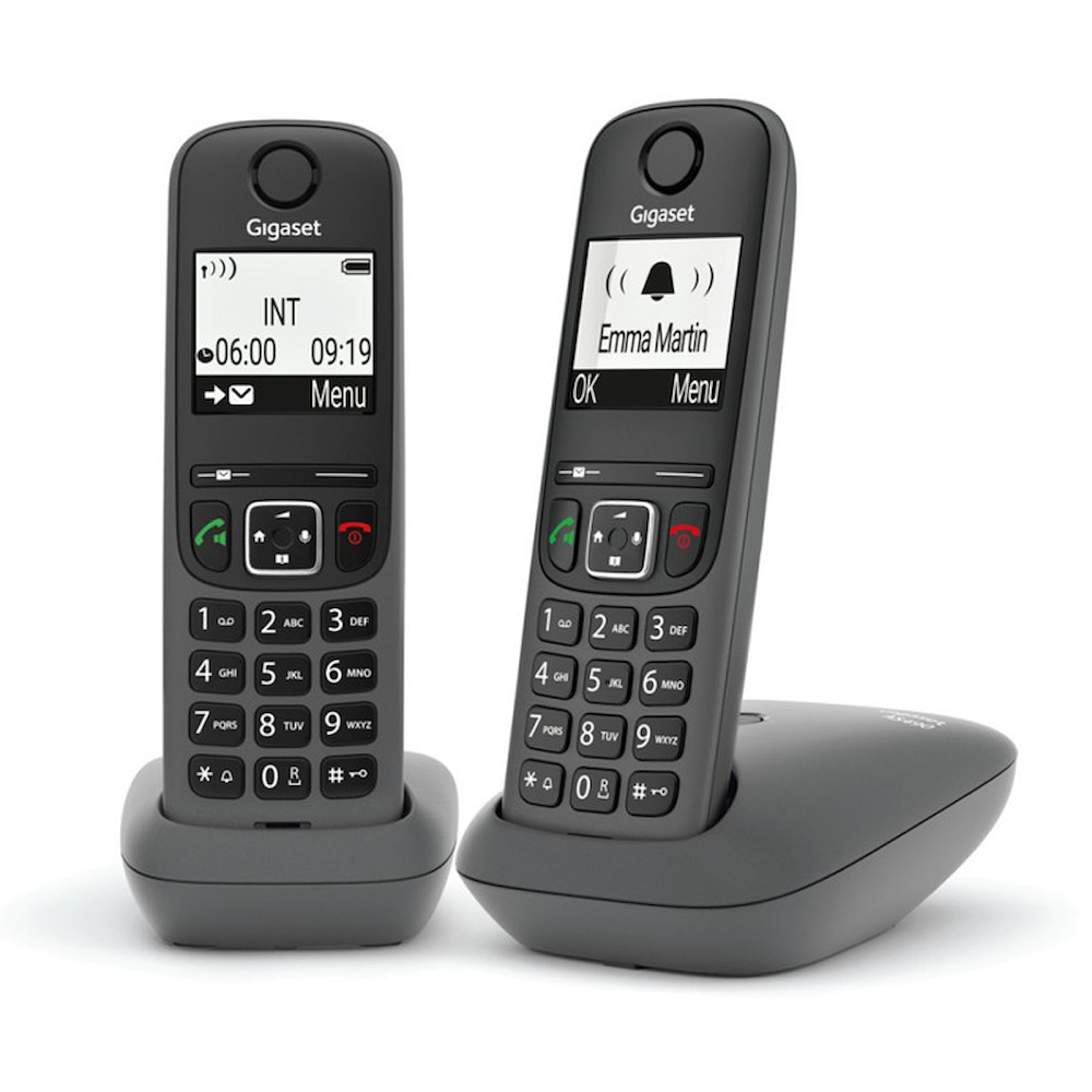 GIGASET AS490DUO - Gigaset AS490 Duo schnurloses Telefon