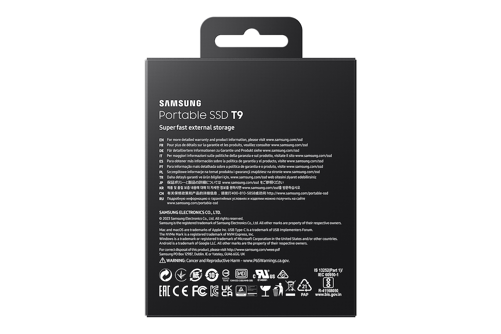 SAMSUNG MUPG1T0BEU - Portable SSD T9 USB 3.2 1TB