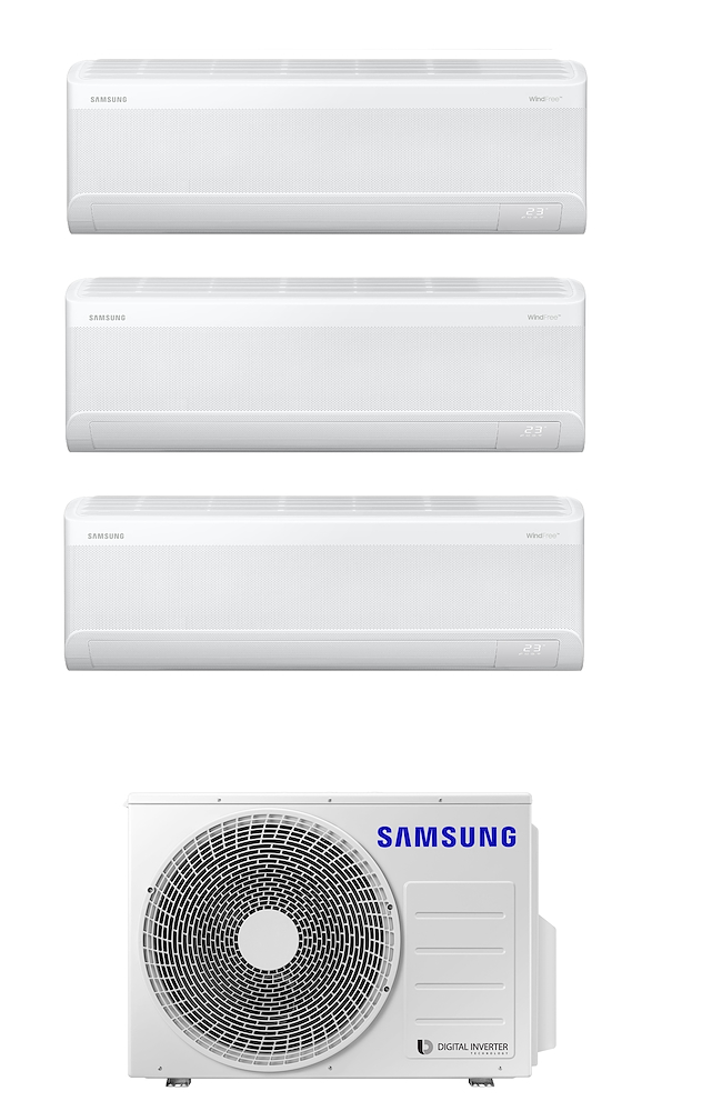 SAMSUNG AJ052TX252535KITWINDFREEC - Klimaanlagen-Set 3 Teile 9000 BTU