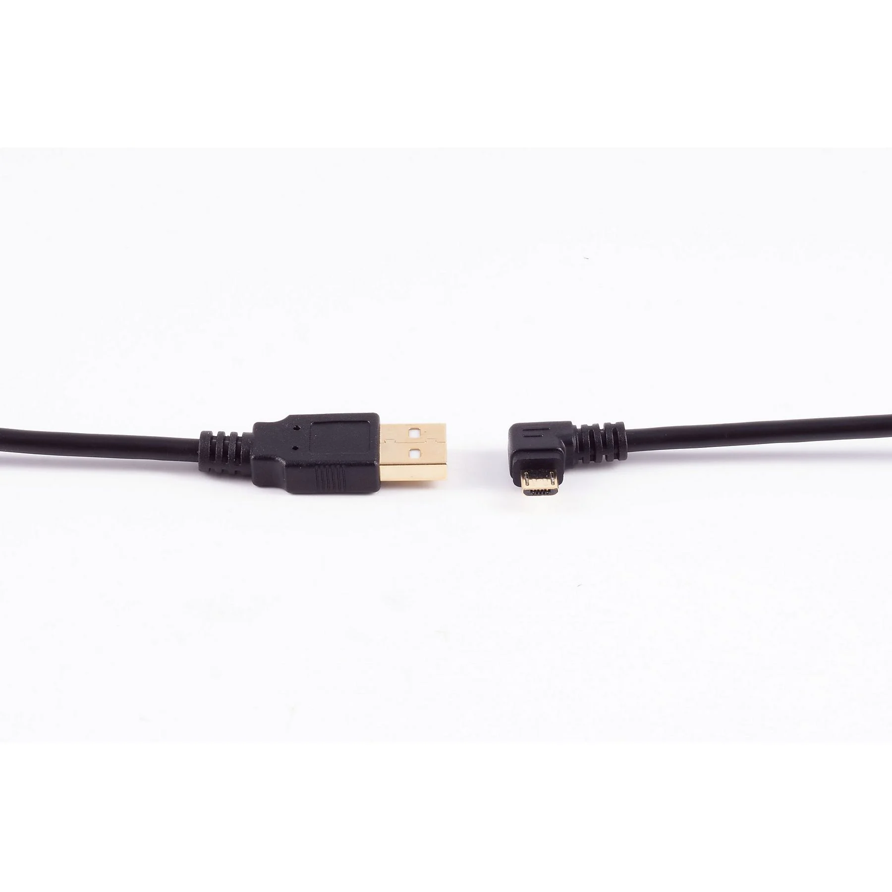 COM G229843 - USB 2.0 A-Stecker auf Micro-B-Stecker, gewinkelt, 1 m