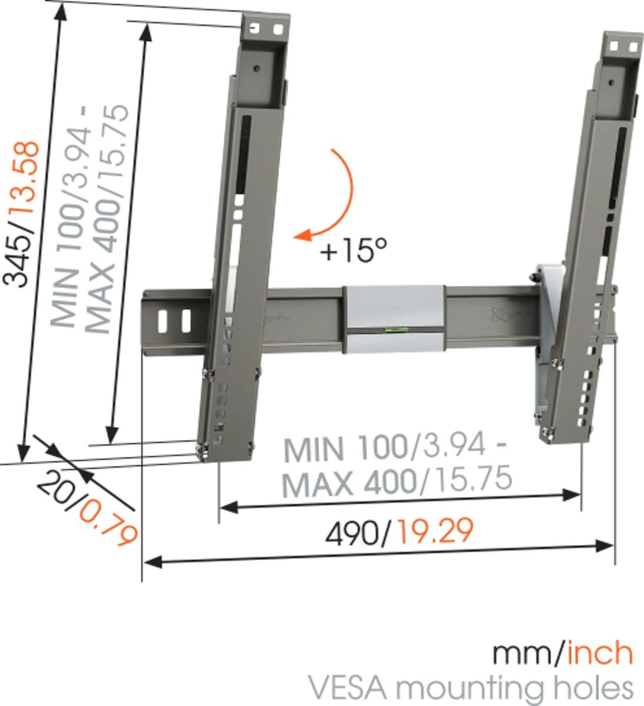 VOGEL'S THIN215 - THIN 215 Neigbare TV-Wandhalterung