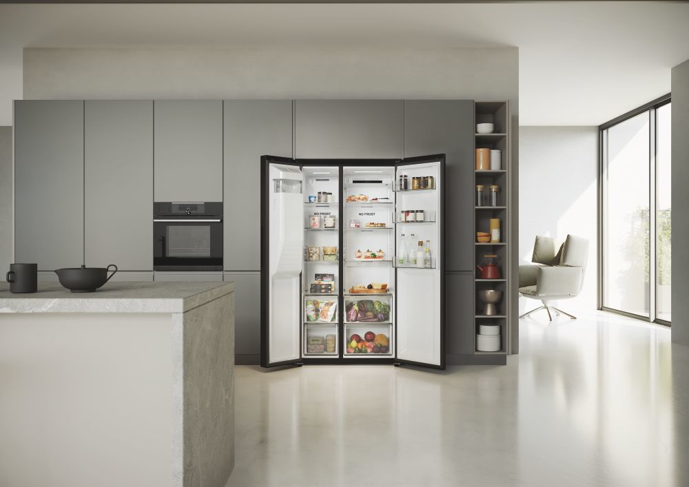 HAIER 34005237 - Side-by-side Kühlschrank 511L Schwarz