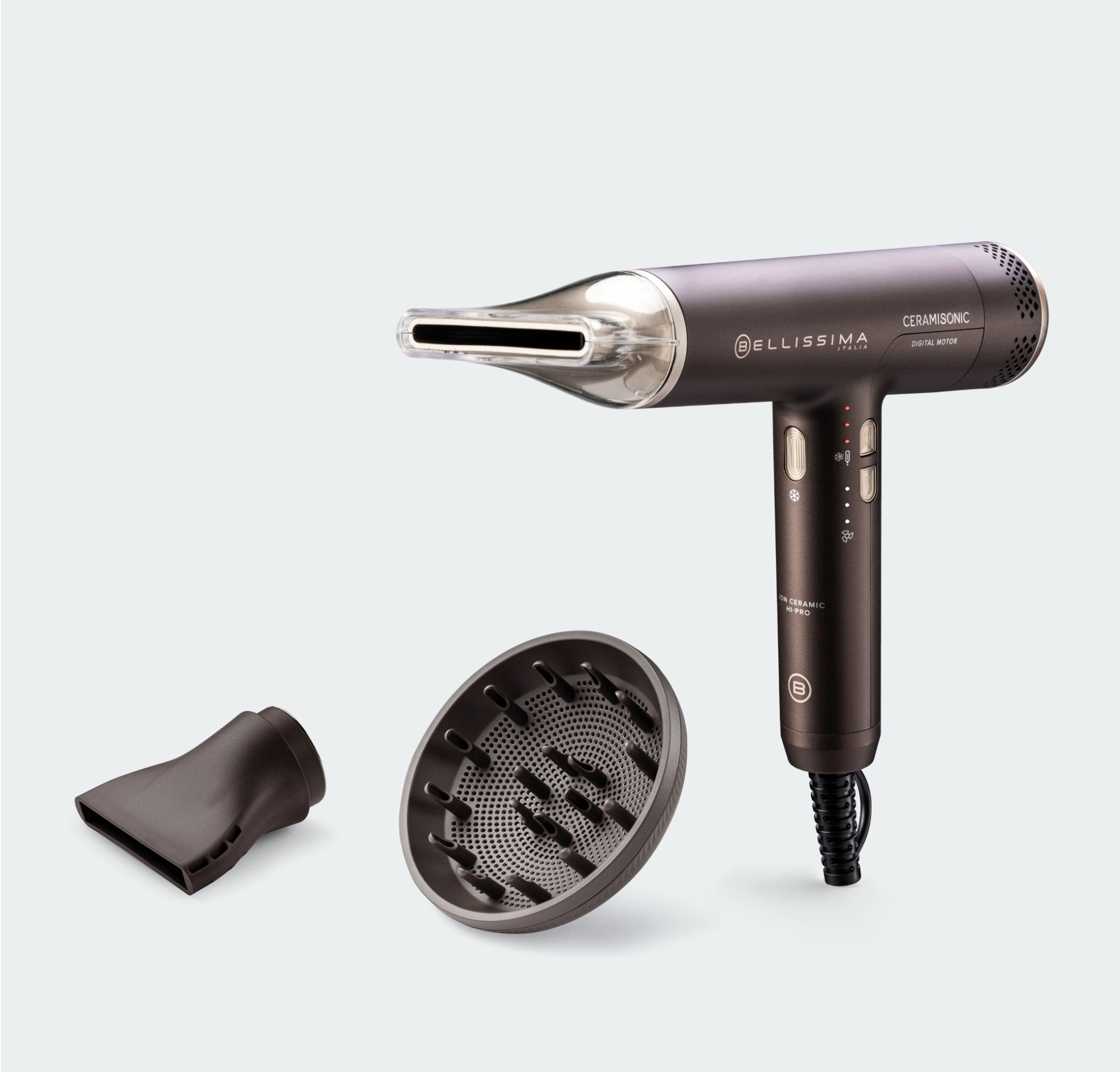 IMETEC Bellissima Ceramicsonic - Digitaler Haartrockner 1700W