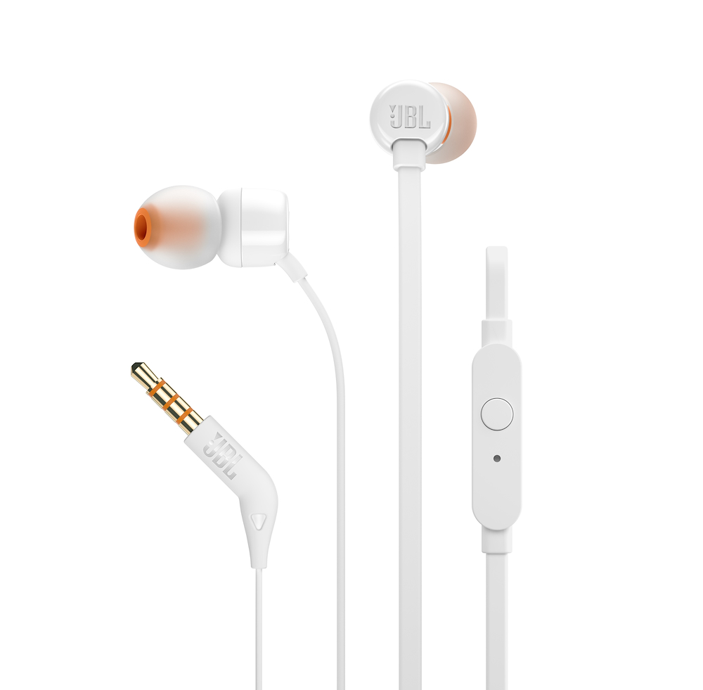 JBL JBLT110WHT - T110 In-ear Kopfhörer Weiß