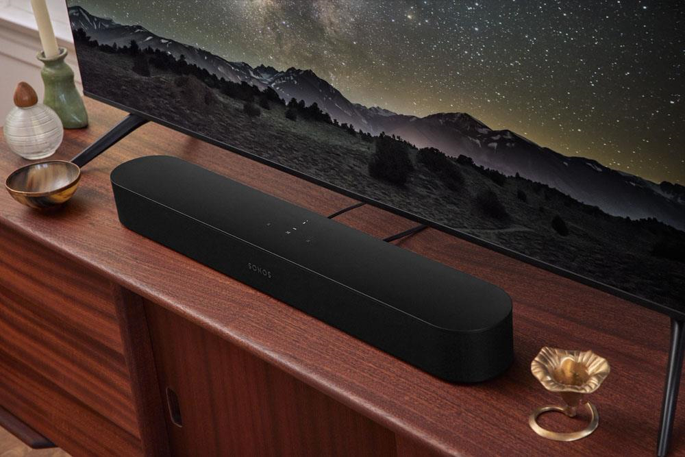 SONOS BEAMGEN2BLACK - Sonos Beam Gen2 Soundbar mit Dolby Atmos