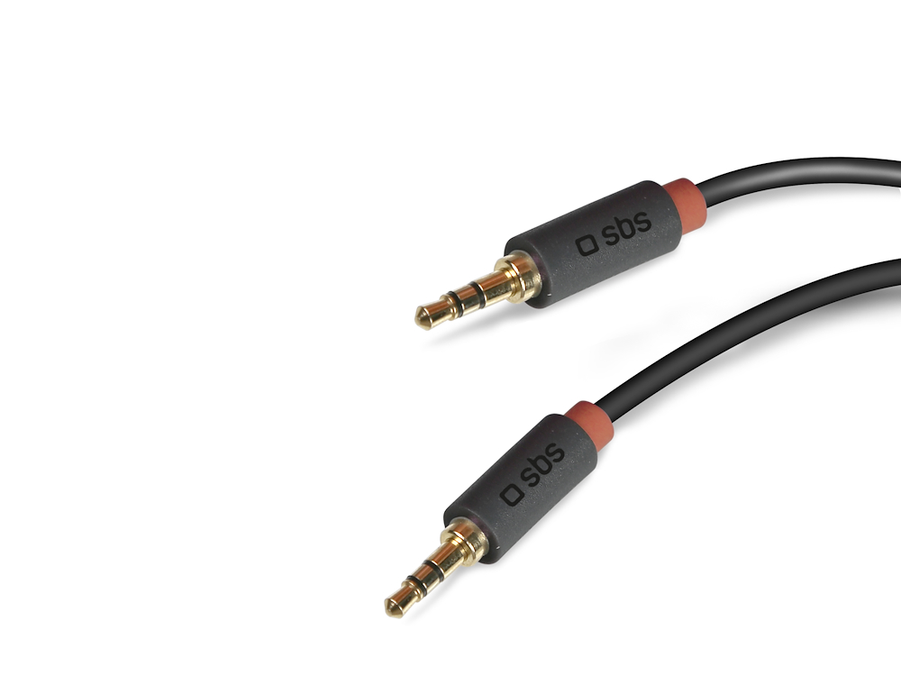 SBS TECABLE35KR - Stereo Klinkenkabel 3,5 mm 1,5 m