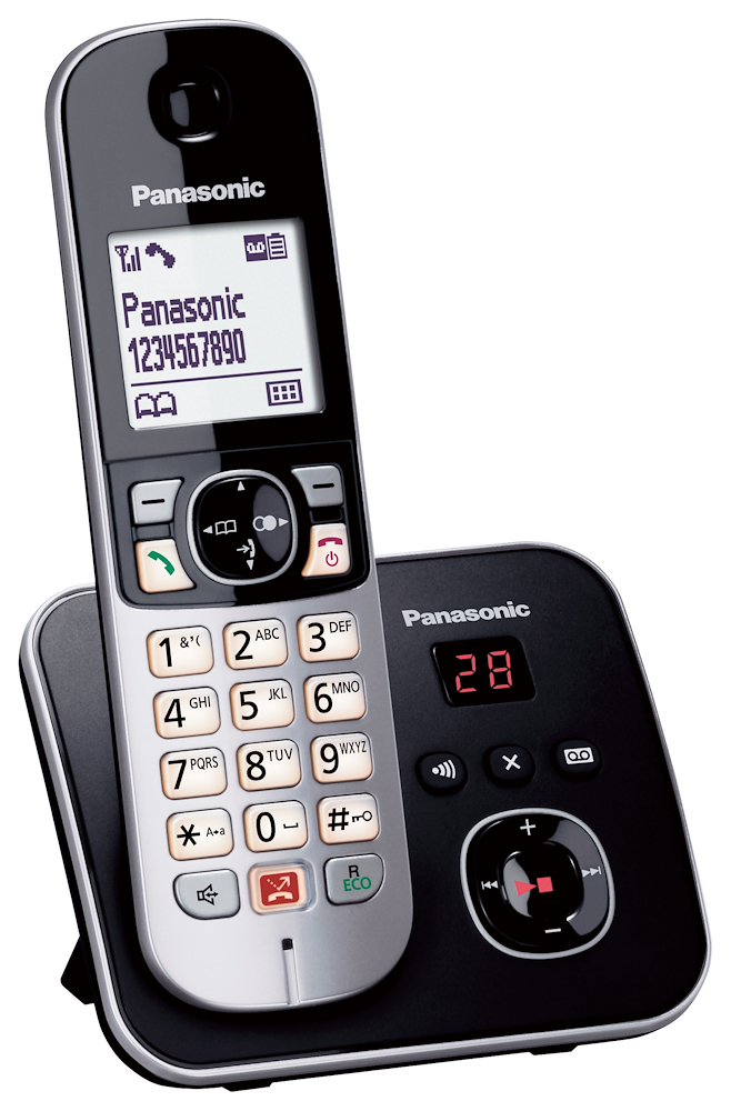 PANASONIC KXTG6861JTB - Panasonic Cordless Telefon mit Anruferblockierung