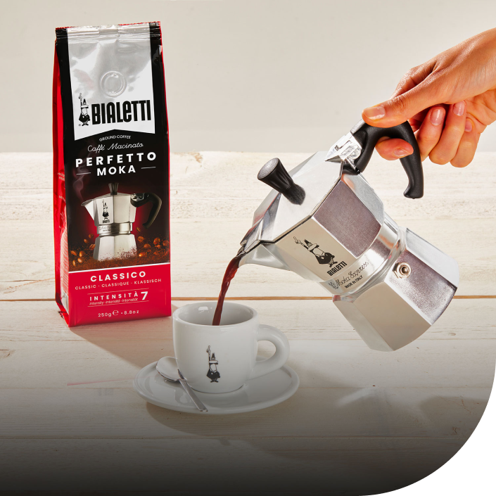 BIALETTI 096080355 - Bialetti Perfetto Moka Classico Gemahlener Kaffee 250g