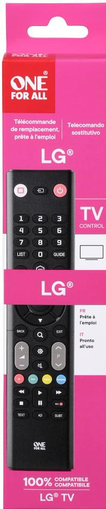 ONE FOR ALL URC1311 - Universalfernbedienung für LG TV