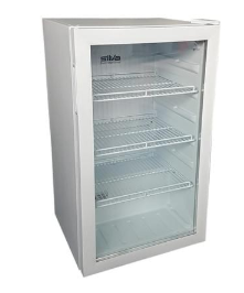 SILVA KS1696 - Getränkekühlschrank Glastür 89L Weiß