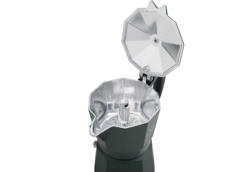 FOREVER MISS MOKA PRESTIGE ALU-INDU. GRÜN MATT 3 TASSEN