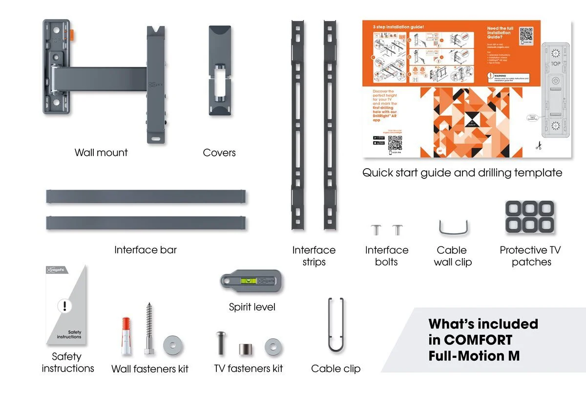 VOGEL'S TVM3423 - Vogel's TVM 3423 – Vollbewegliche TV-Wandhalterung