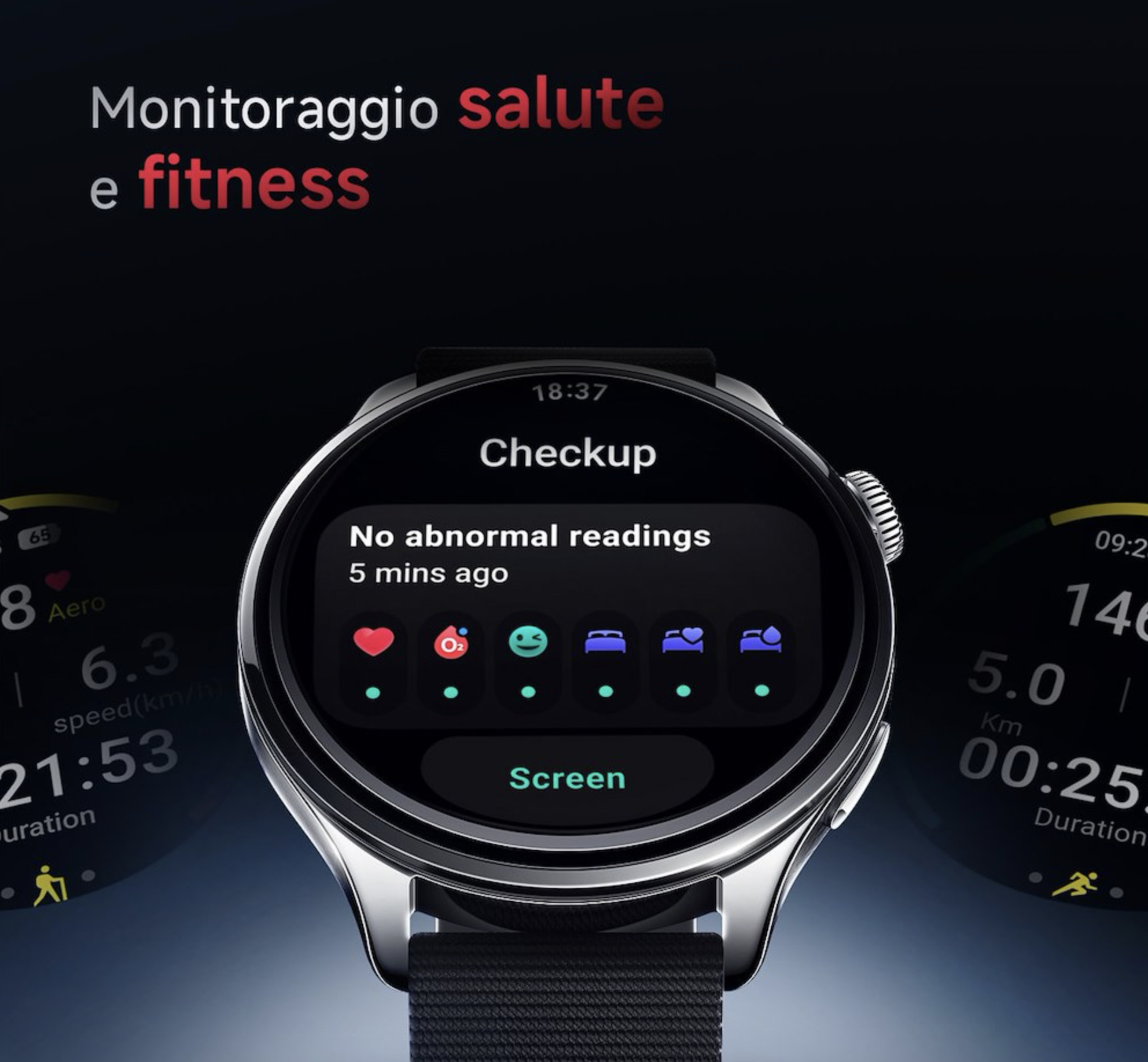 XIAOMI BHR07WRGL - Smartwatch Watch 5 Schwarz