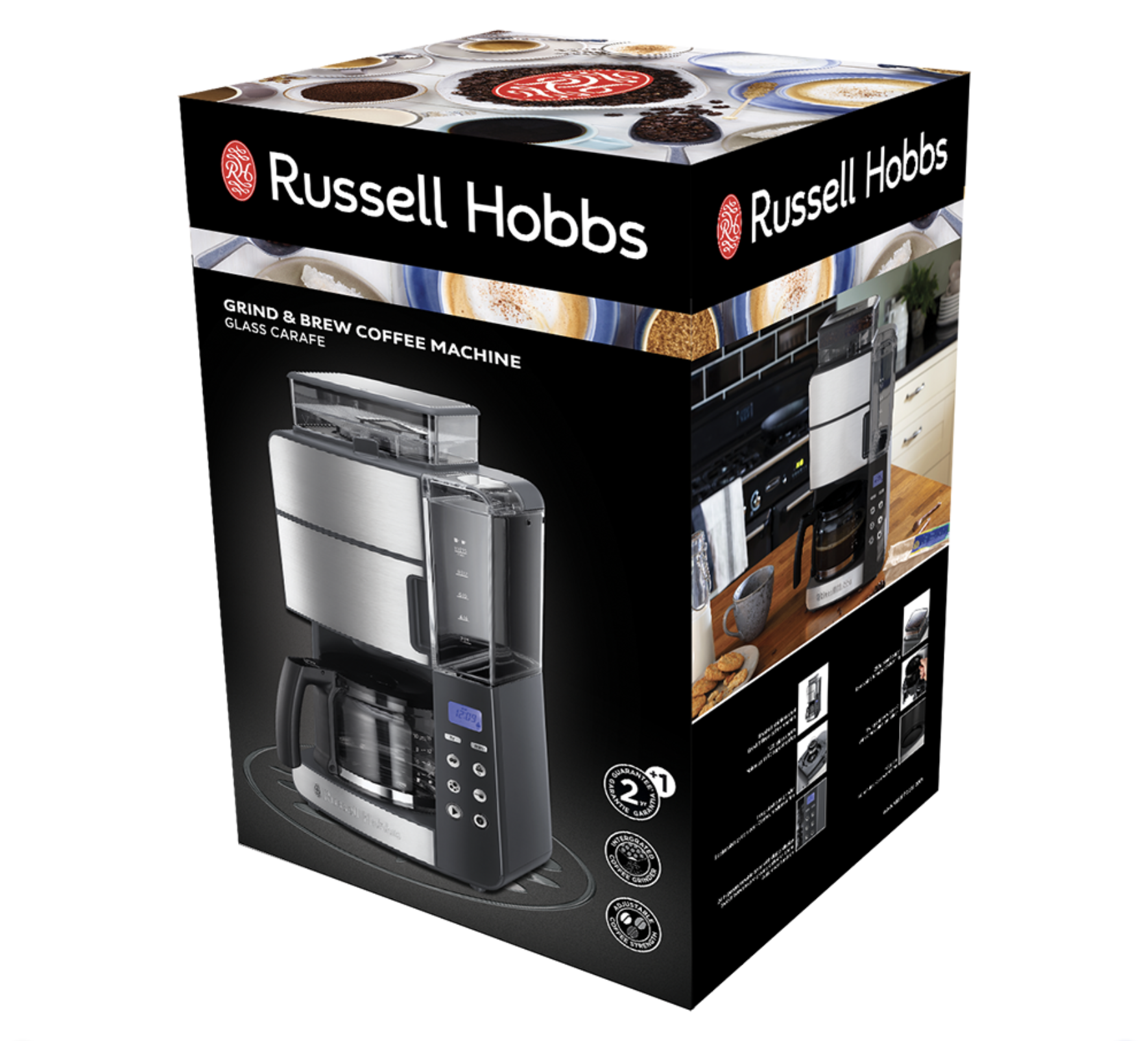 RUSSELL HOBBS 2561056 - Grind & Brew Filterkaffeemaschine