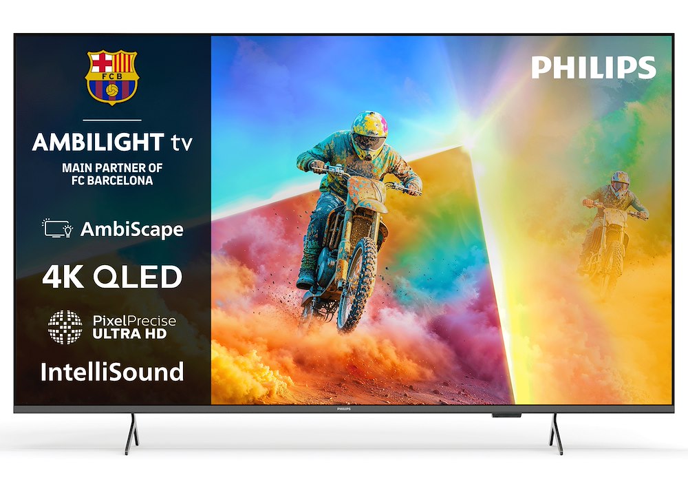 PHILIPS 43PQS8501 0761229 TV QLED 43"UHD 4K DVBT2/S2 SMART TITAN AMBILIGHT