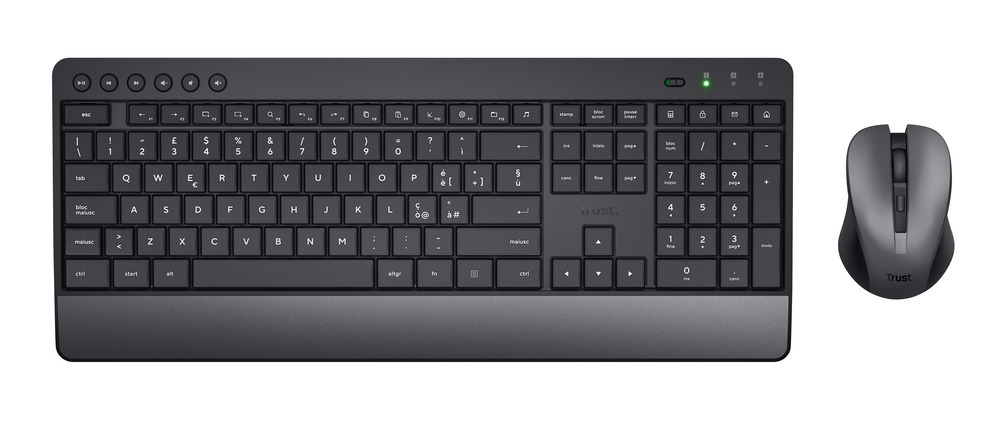 TRUST 24530 - Kabelloses Tastatur und Maus Set