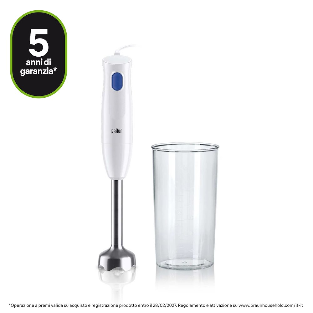 BRAUN MQ10001M - Stabmixer 450W Weiß