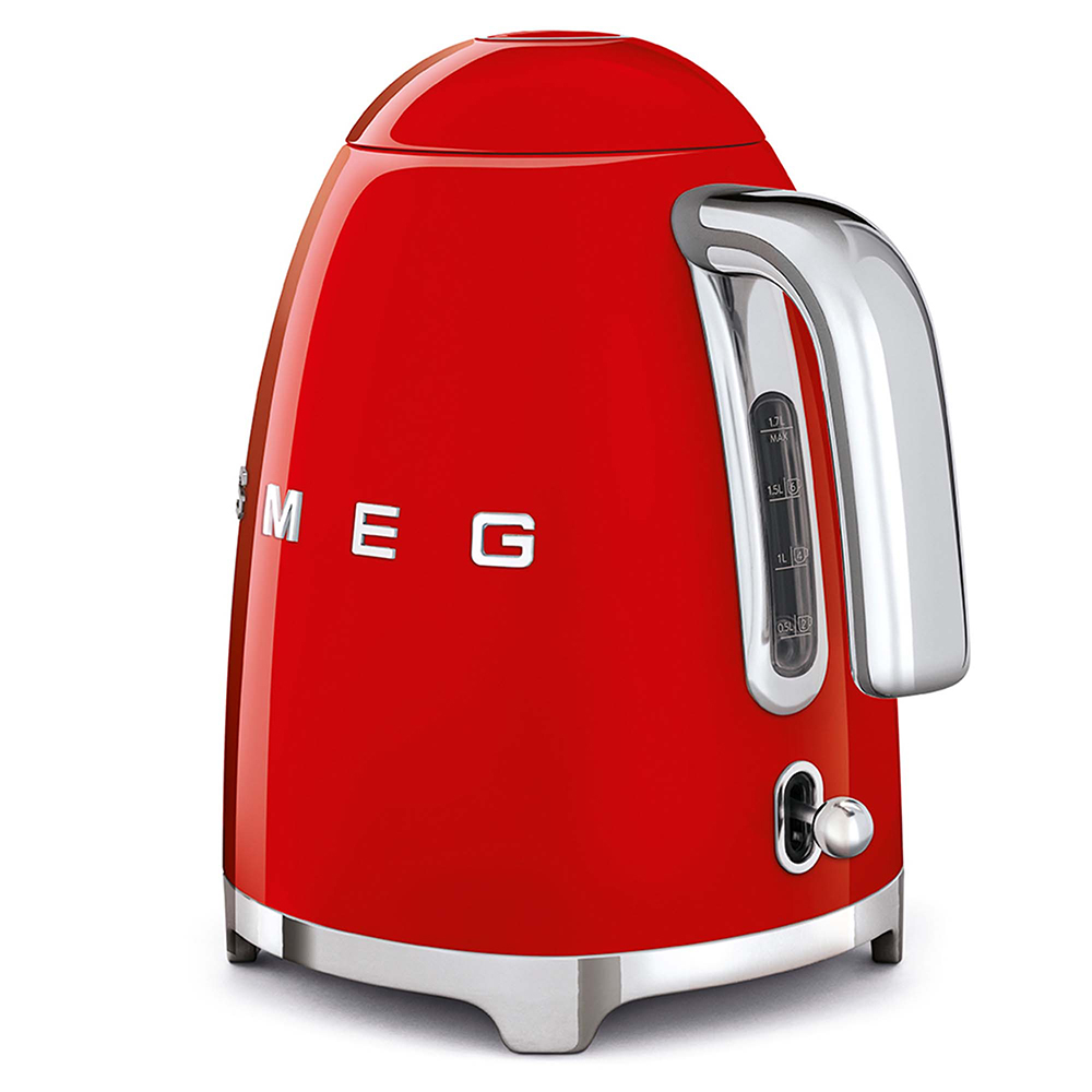 SMEG KLF03RDEU - Wasserkocher im 50er Jahre Stil Rot