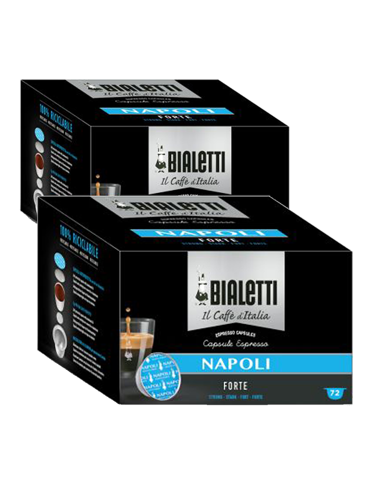 BIALETTI 096080400 - Bialetti Napoli Kaffeekapseln 72 Stück