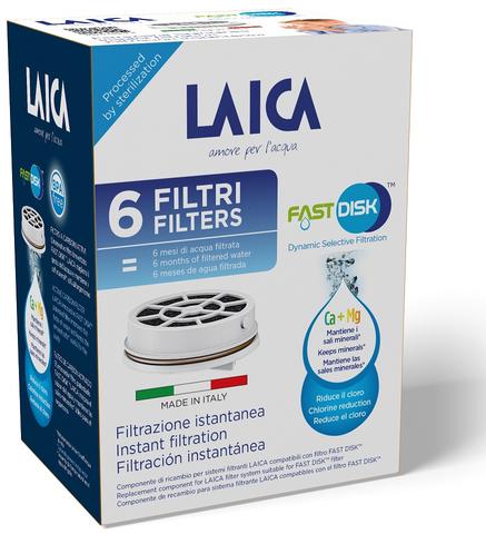 Laica confezione da 6 cartucce BI FLUX LT 150 LAICA F6M