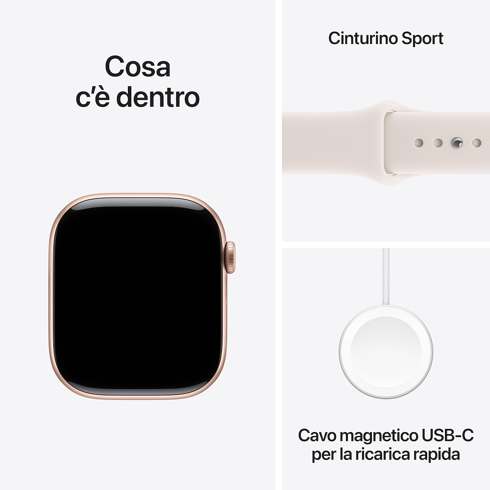 APPLE MEV64QLA - Watch Series 11 46mm Gold Rosa