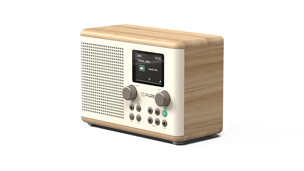 PURE 252982 - Bluetooth-Küchenradio Classic H4 Weiss
