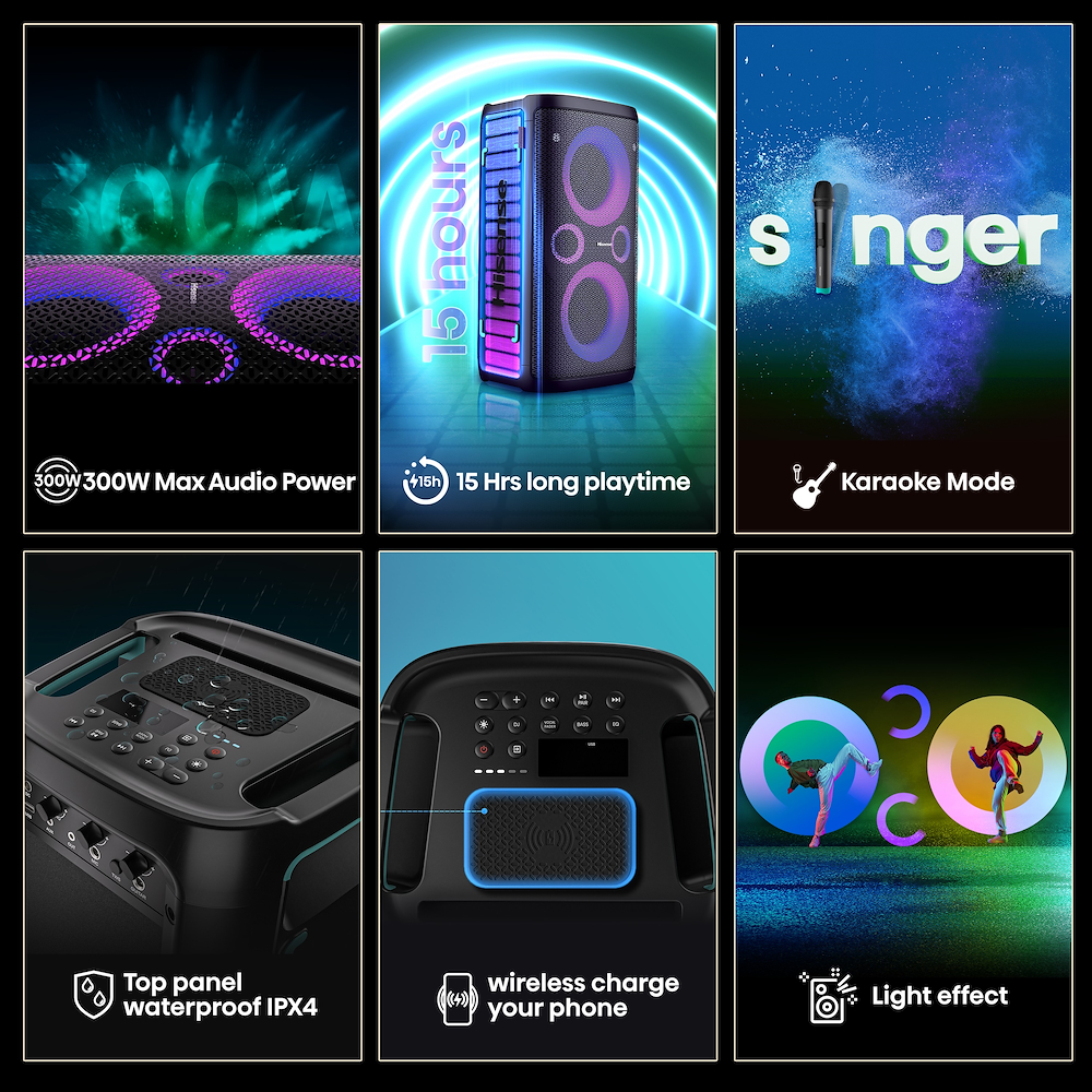 HISENSE PARTY STORM - Bluetooth Lautsprecher 300W