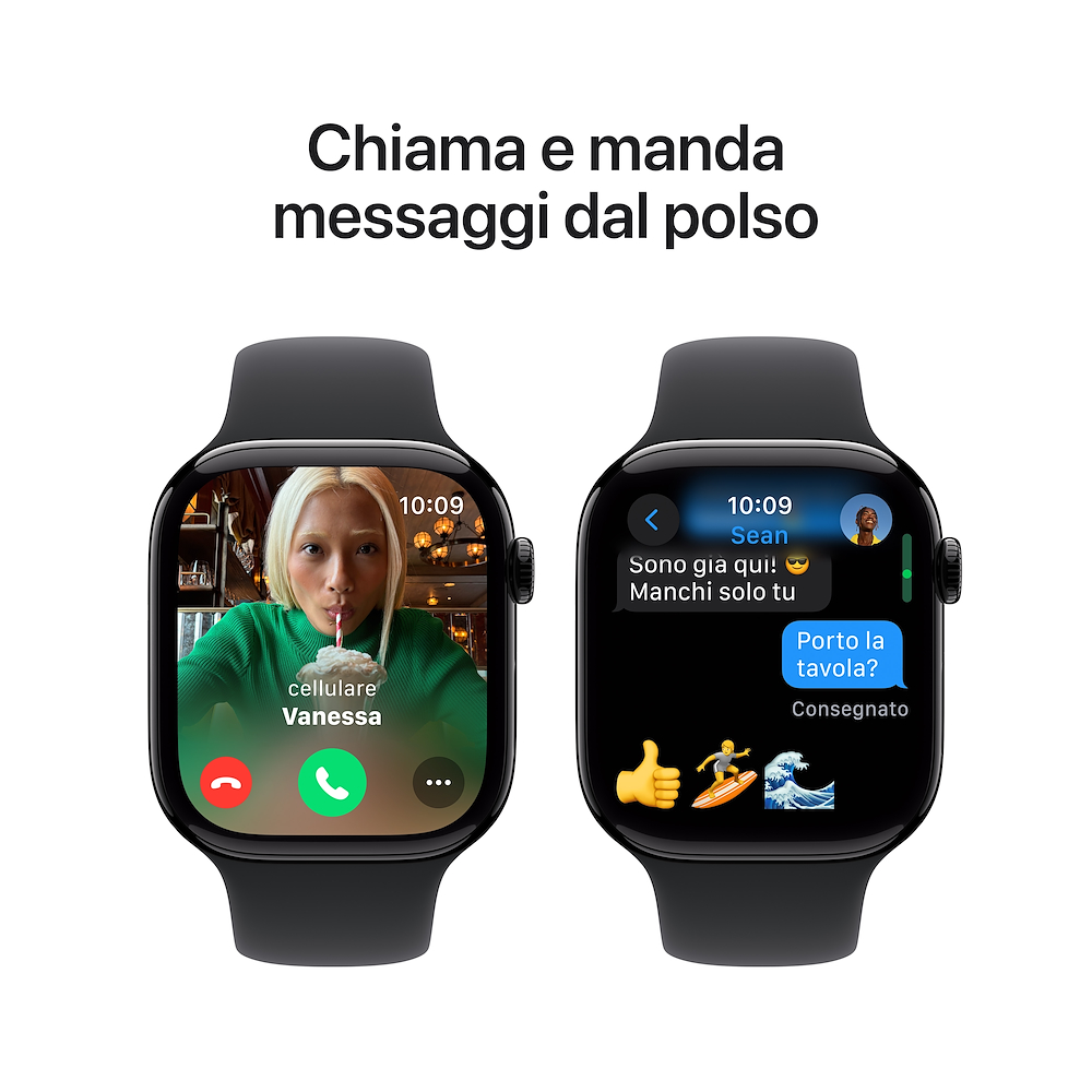 APPLE MWWP3QLA - Apple Watch 10 GPS 46mm Schwarz S/M