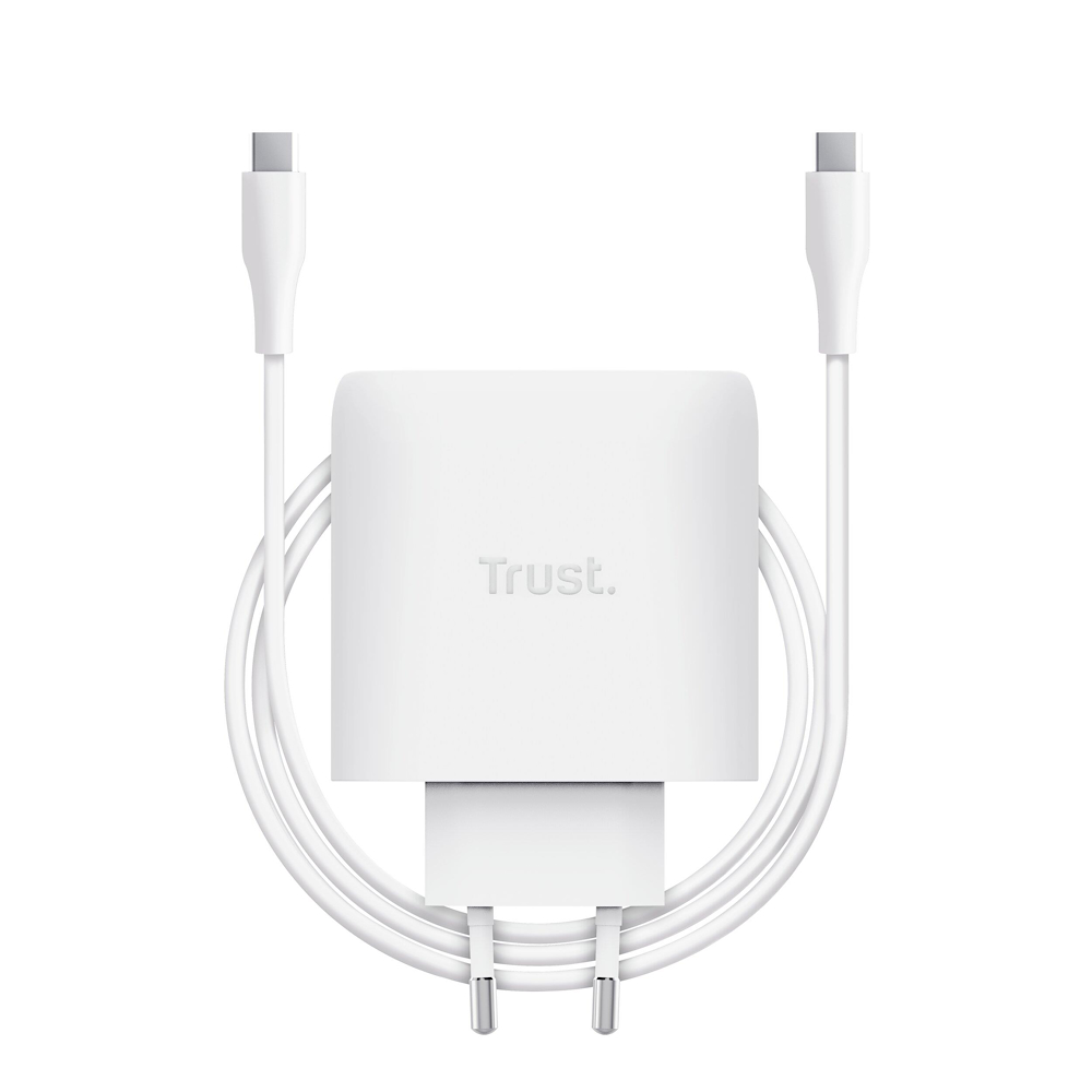 TRUST 25524 - Trust Maxo 65W USB-C Ladegerät in Weiß