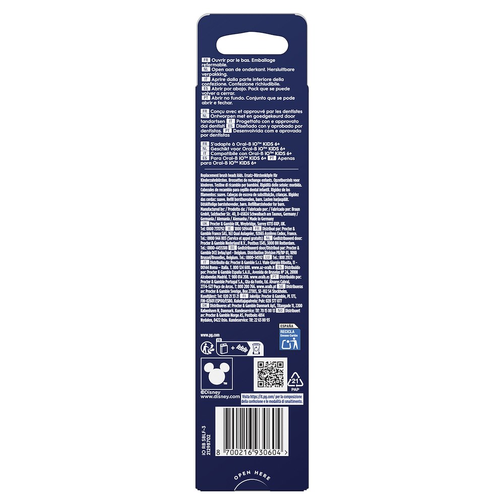 ORAL-B 80850608 - Ersatzbürsten für iO Kids