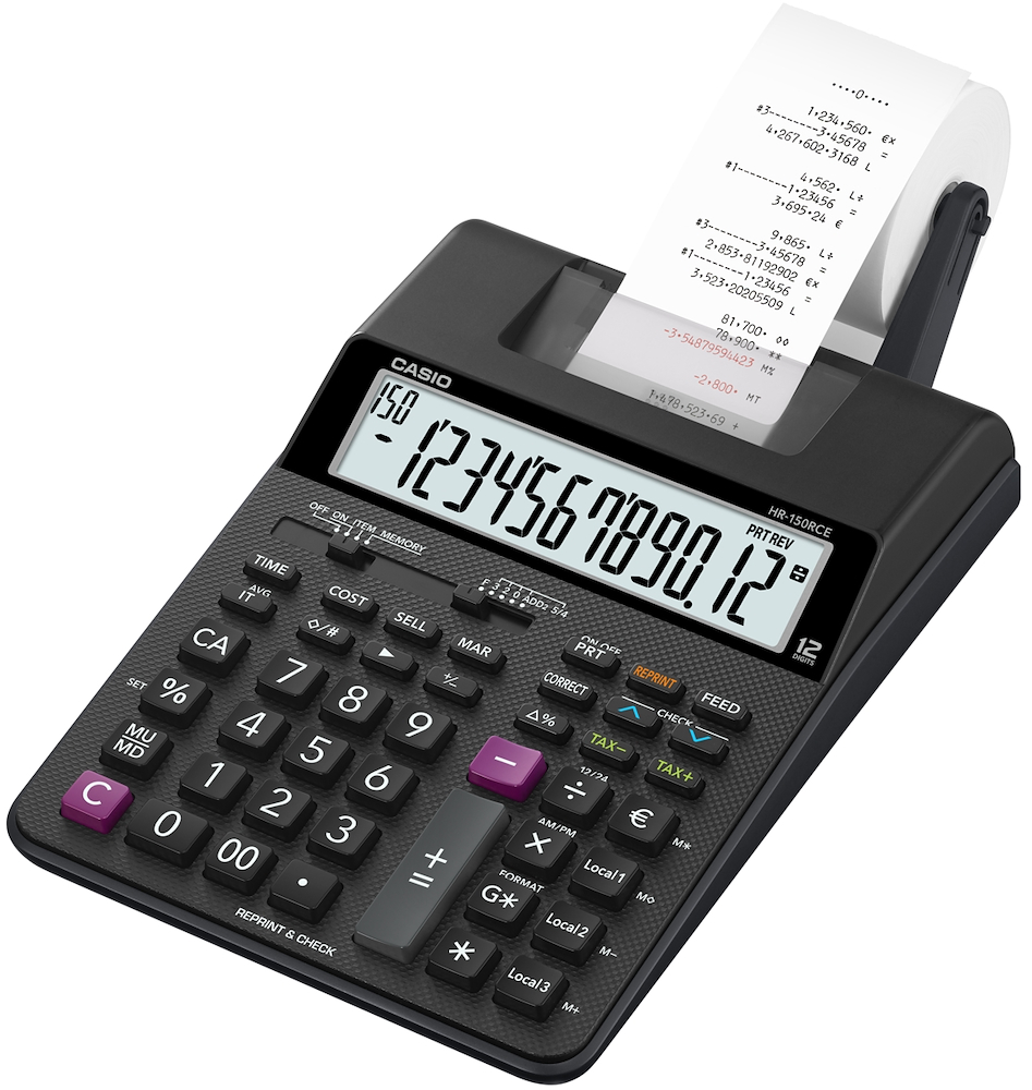 CASIO HR150RCEWBEC - Mini-Calculator  HR-150 RCE