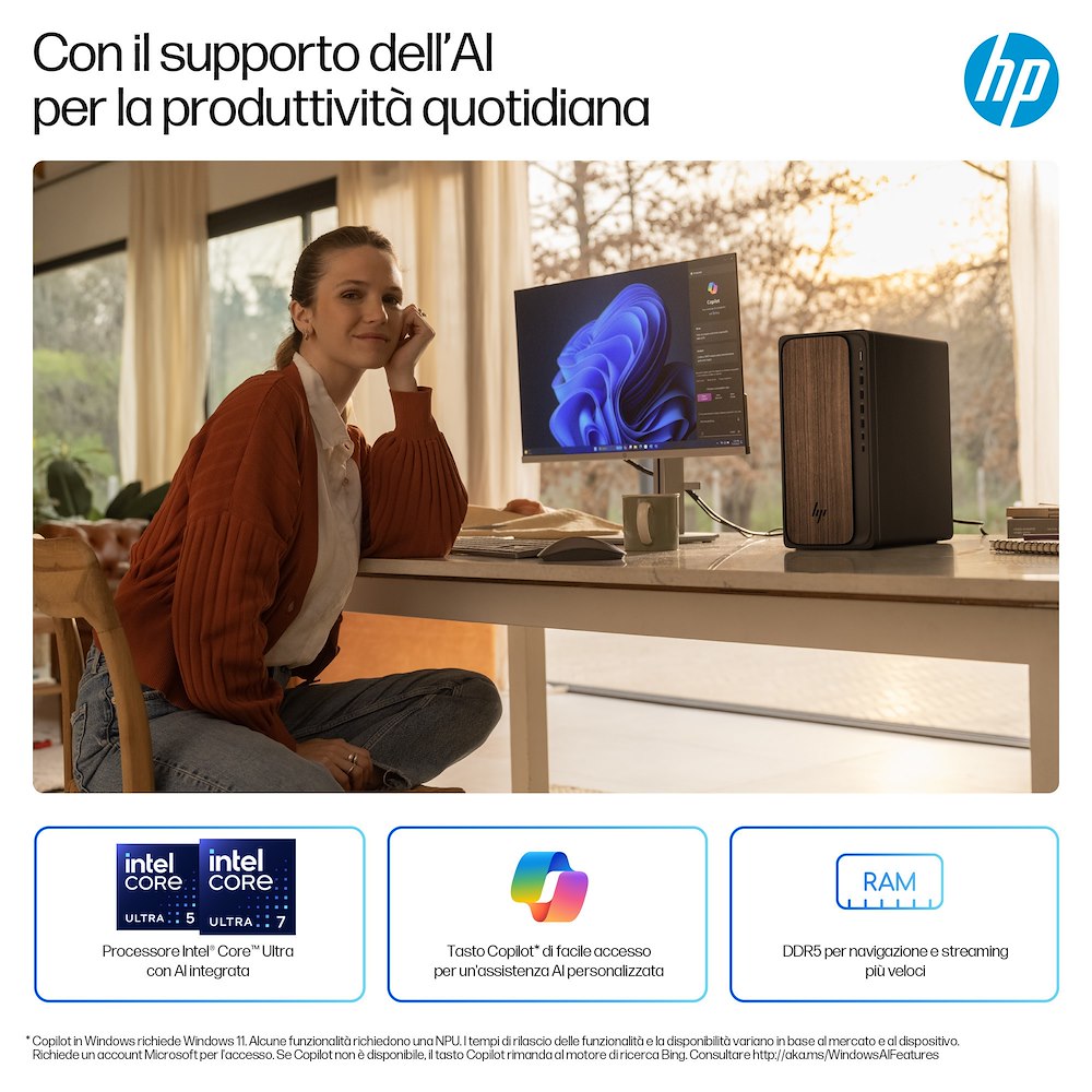 HP M030016NL - PC Desktop AI Ultra 5