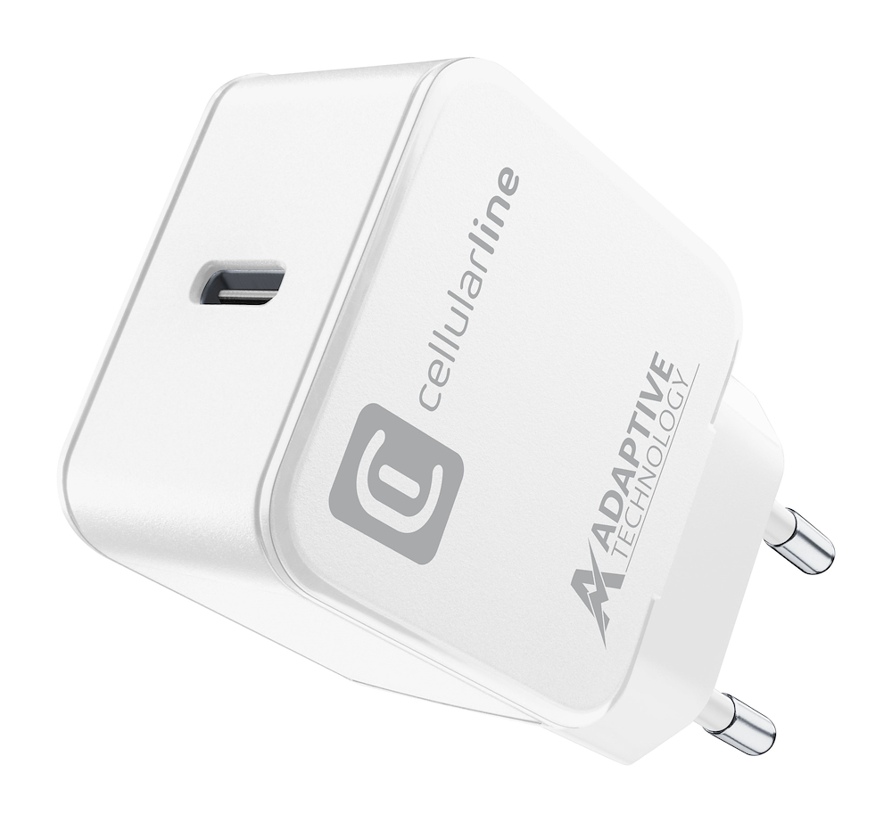 CELLULAR LINE ACHSMUSBC15WW - USB-C Ladegerät 15W für Smartphones