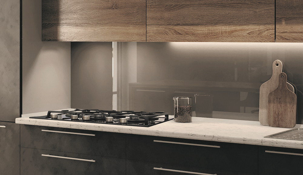 GLEM GAS GV64TXBK - Glaskochfeld 60 cm mit 4 Brennern