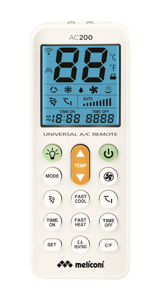 MELICONI 802102 - Universalfernbedienung für Klimaanlage AC 200