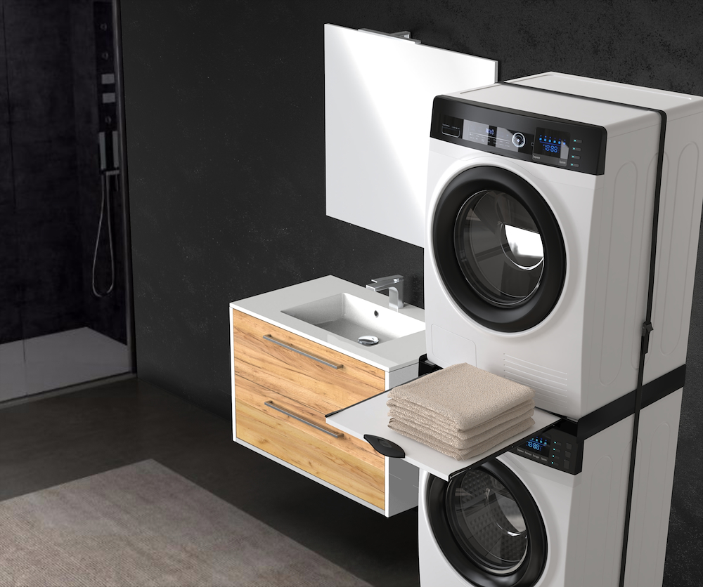 MELICONI 656128 - Meliconi Tür Kit für Waschmaschine Torre Dark