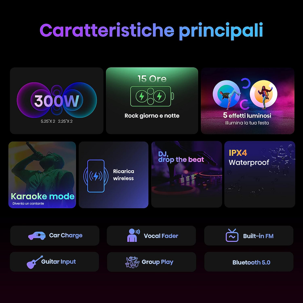 HISENSE PARTYROCKERONE - Party Rocker One Bluetooth-Lautsprecher