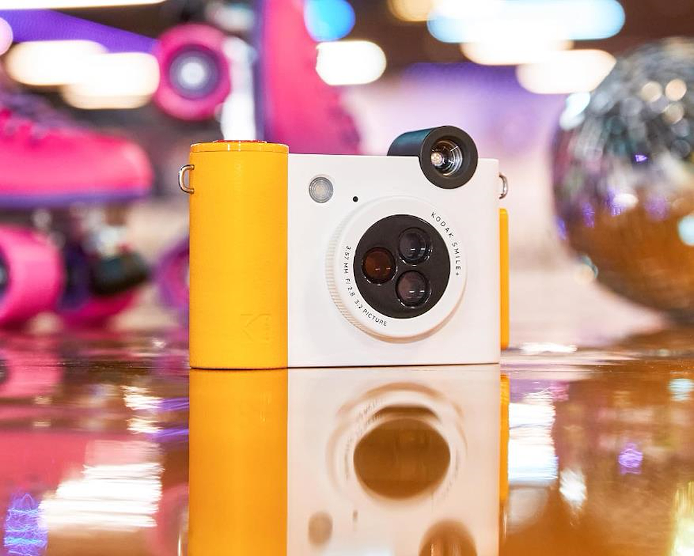 KODAK RODSMPCAMW - Smile+ Sofortbildkamera Weiß/Gelb