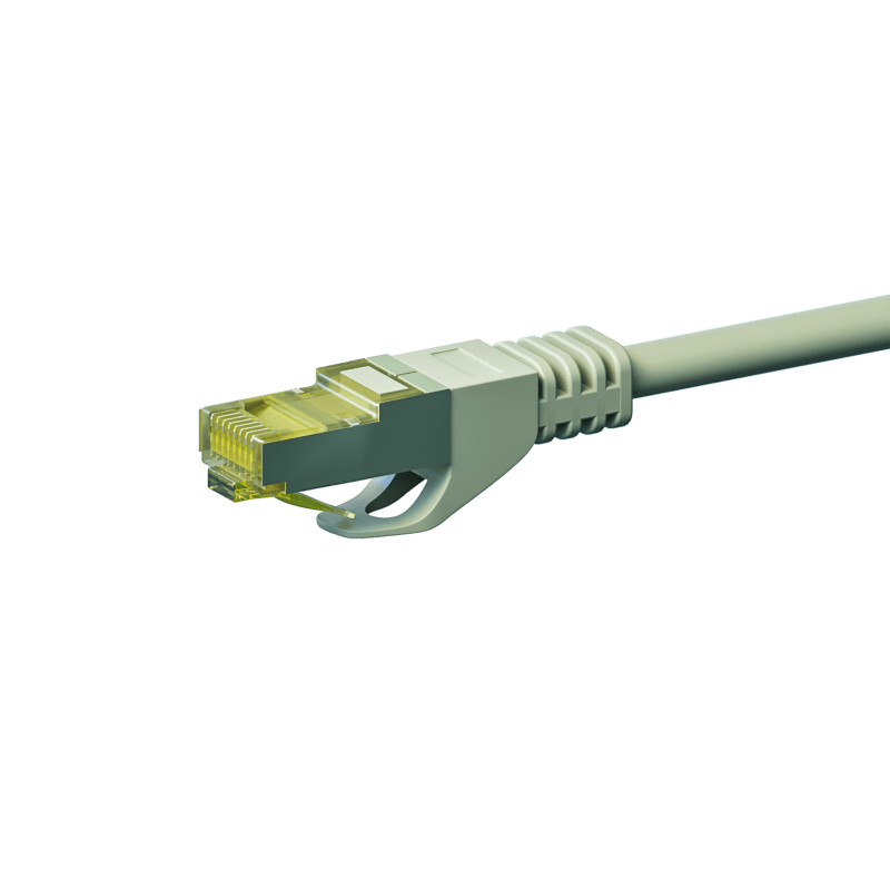COM PATCHKABEL CAT7 RJ45 S/FTP 1,0 M GRAU LSOH