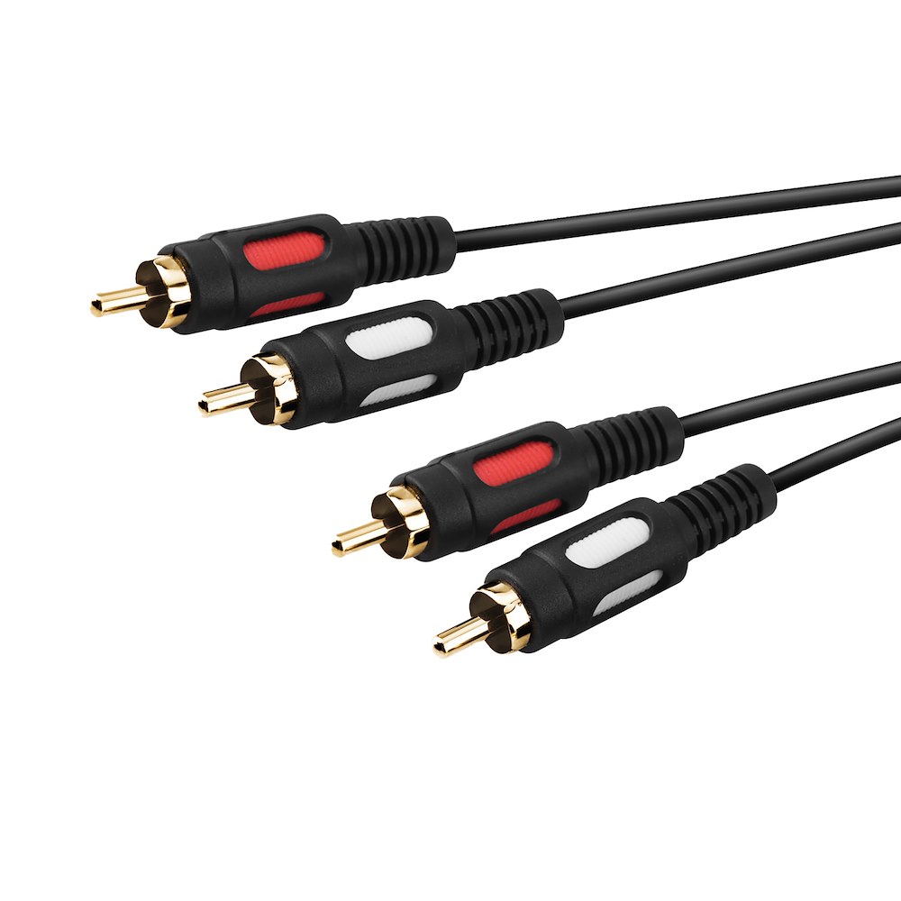 VIVANCO VVA2RCA15MMGK - RCA Audiokabel 1.5m
