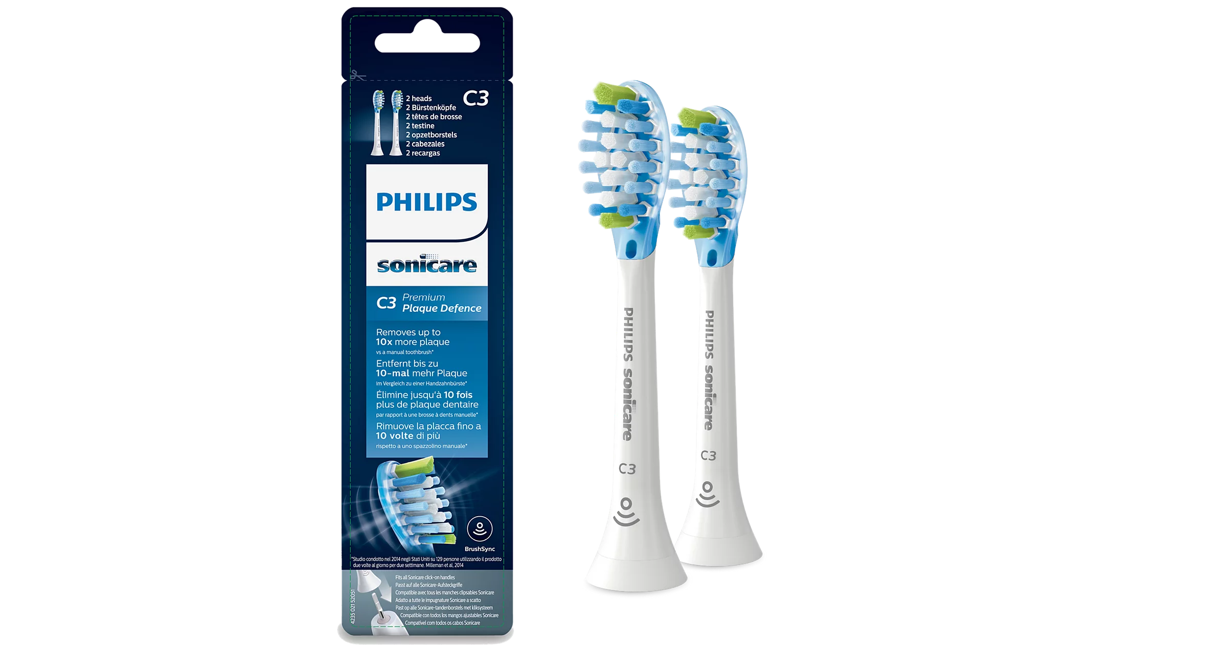 Philips Sonicare C3 Premium Plaque Defence Bürstenköpfe