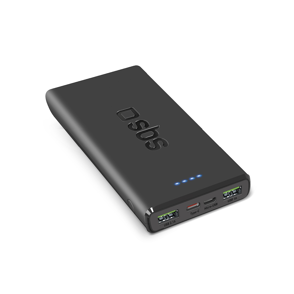 SBS TTBB10000FASTPD20K - Schneller 10000mAh Powerbank für 3 Geräte