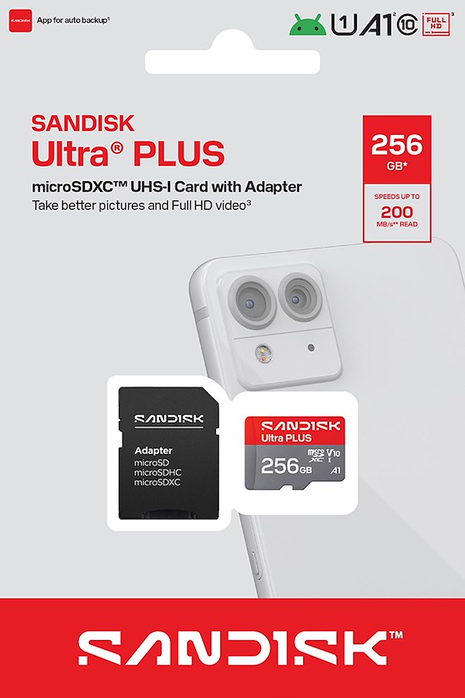SANDISK SDSQUBQ-256G-GN6MA - MicroSD Ultra PLUS 256GB