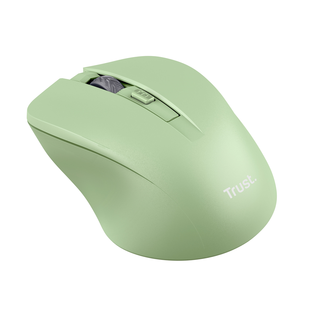 TRUST 25042 - Trust Mydo lautloser grüner Wireless-Maus