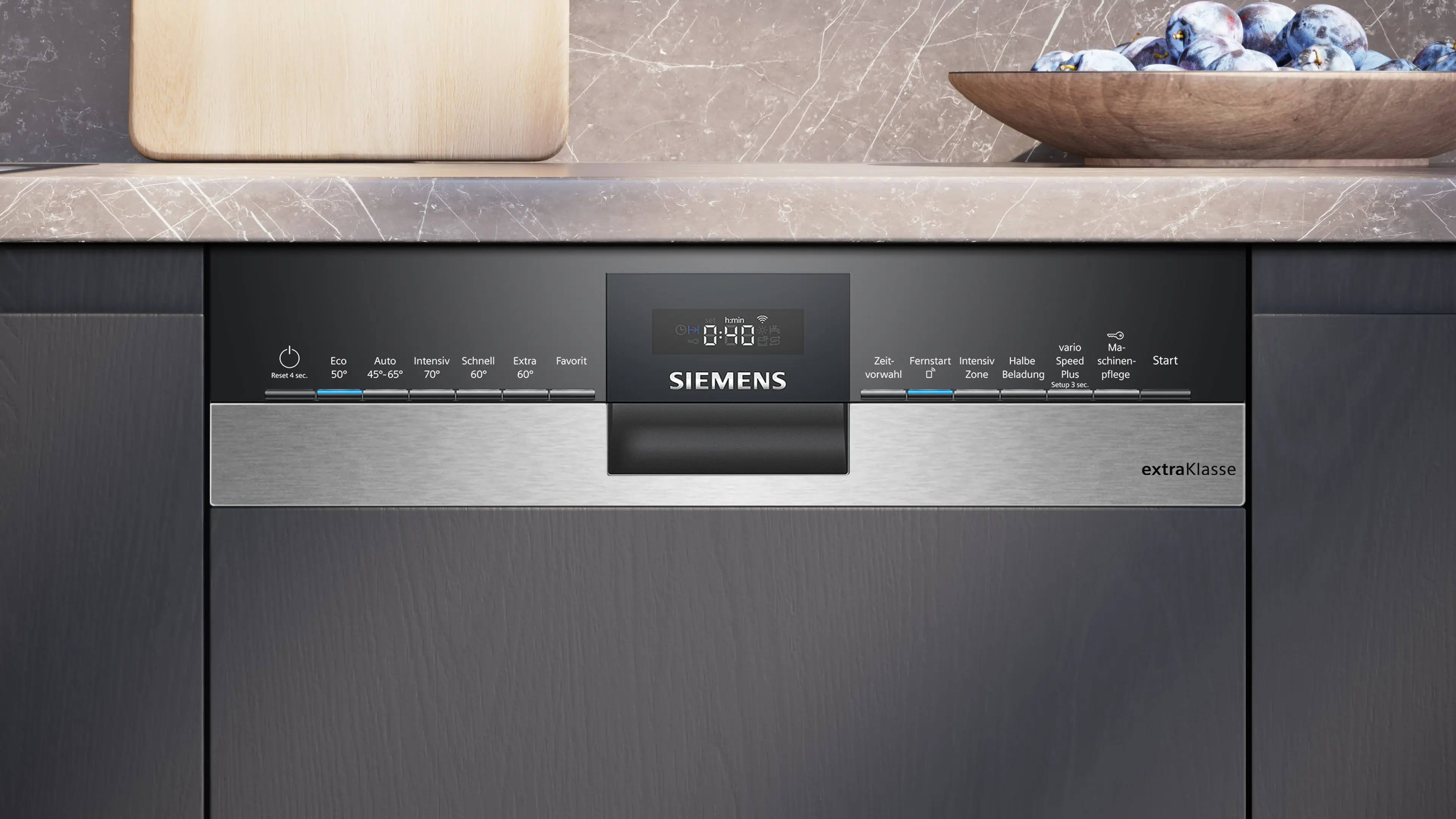Siemens SR53ES02LD - iQ300 teilintegrierter Geschirrspüler 45 cm