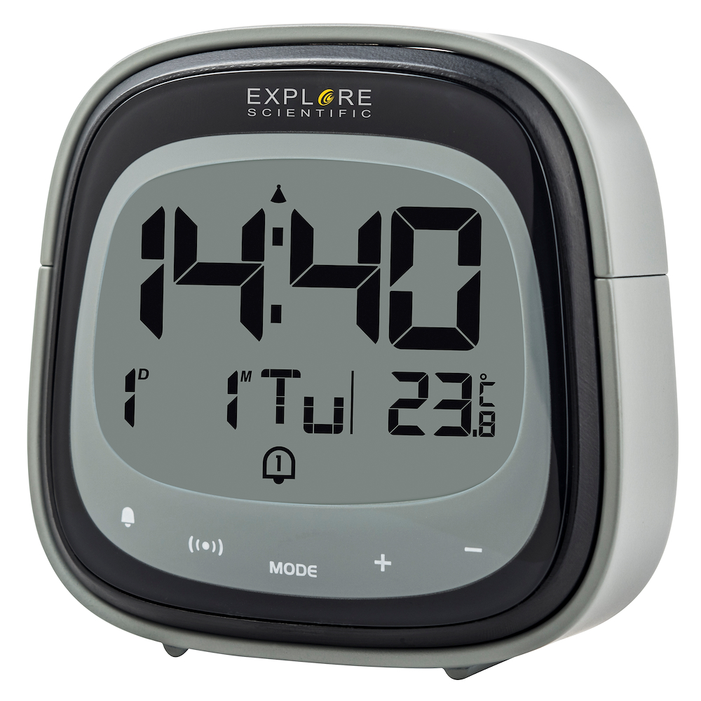 EXPLORE SCIENTIFIC RDC3006 - Digitaluhr mit Radiosteuerung und Snooze-Funktion